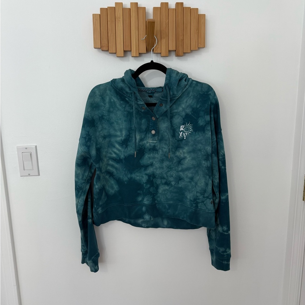 Women’s Roxy Blue Tie-Dye Women's sweatshirt, Size L